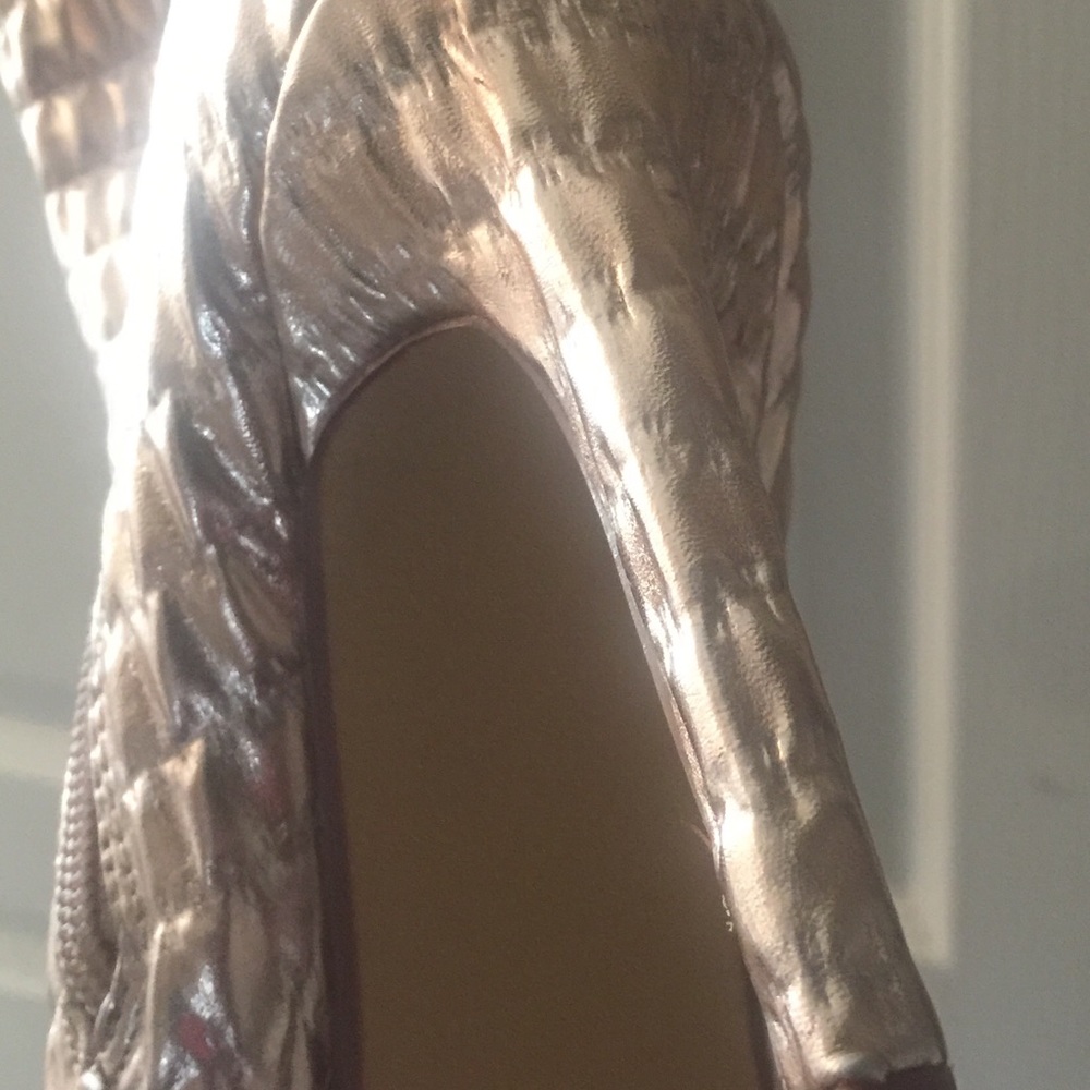 SEXY HIGH BOOTS ROSE-GOLD IN COLOR - Picture 3 of 9